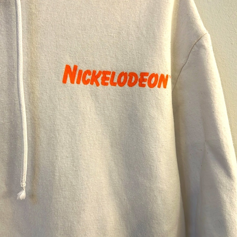 NICKELODEON - white hoodie women size L - Picture 2 of 7